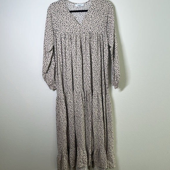 Carly Jean Los Angeles Laurel Cheetah Print Maxi Dress | Size XS - Picture 3 of 9